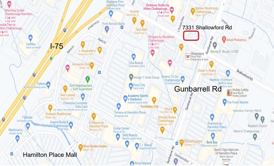 More Photos Of 7331 Shallowford Rd, Chattanooga General Retail For Sale