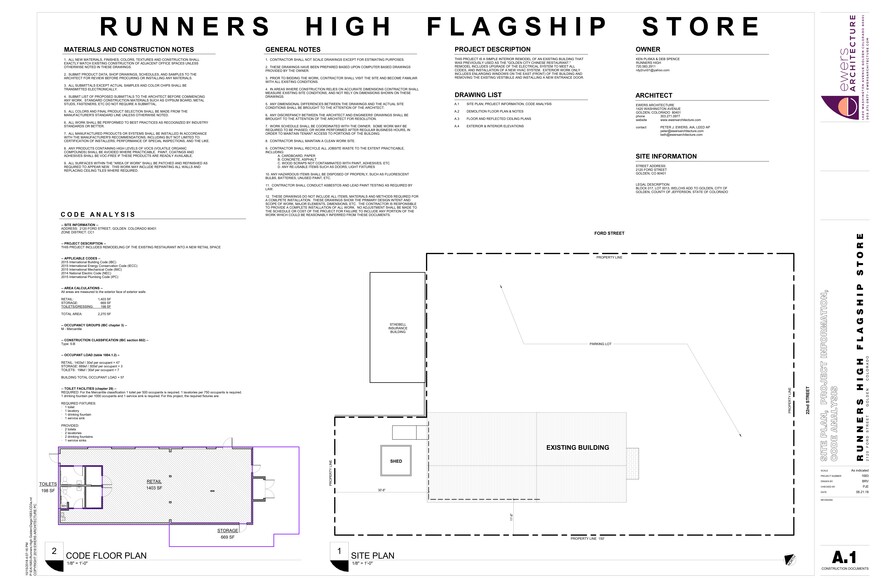 More Photos Of 2120 Ford St, Golden Storefront Retail Office For Sale