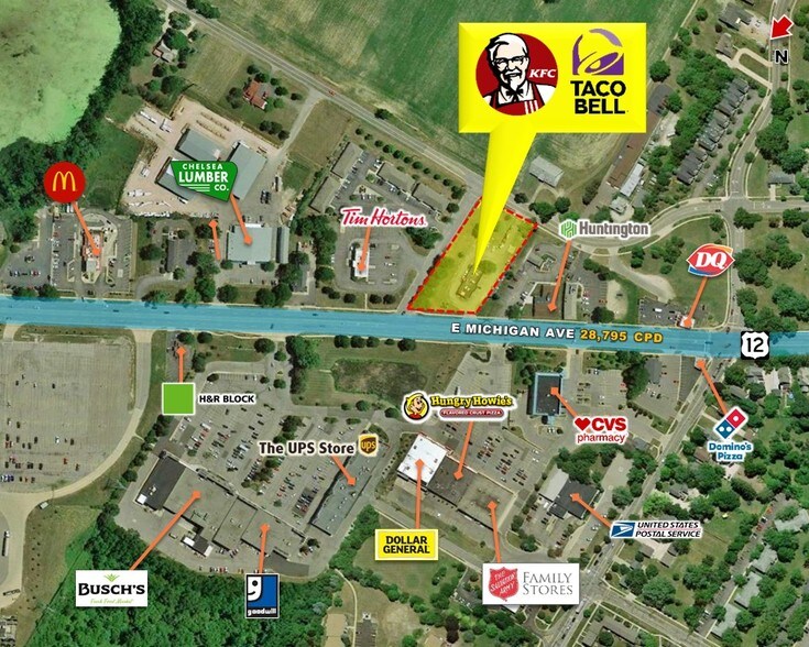 More Photos Of 502 E Michigan Ave, Saline Fast Food For Sale
