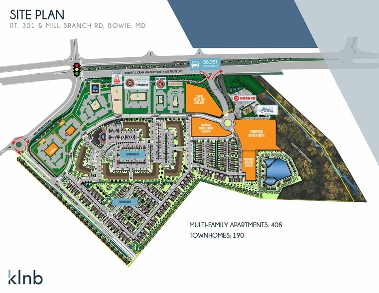 More Photos Of US 301 & Mill Branch, Bowie Unknown For Lease