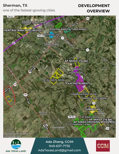 More Photos Of TBD Wible Road, Sherman Land For Sale