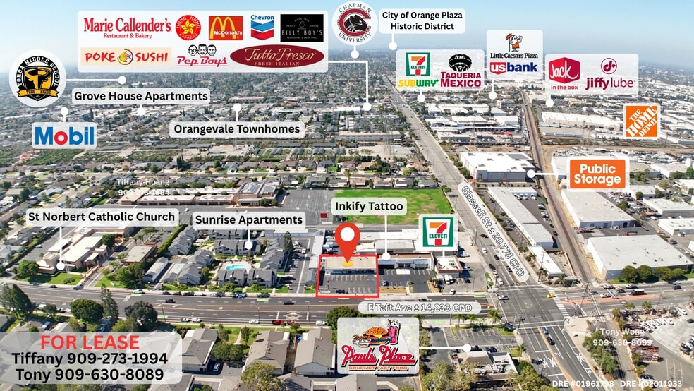 Primary Photo Of 138-140 E Taft Ave, Orange Freestanding For Lease