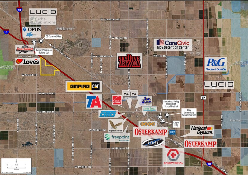 More Photos Of I-10 & Sunland Gin rd, Eloy Land For Sale