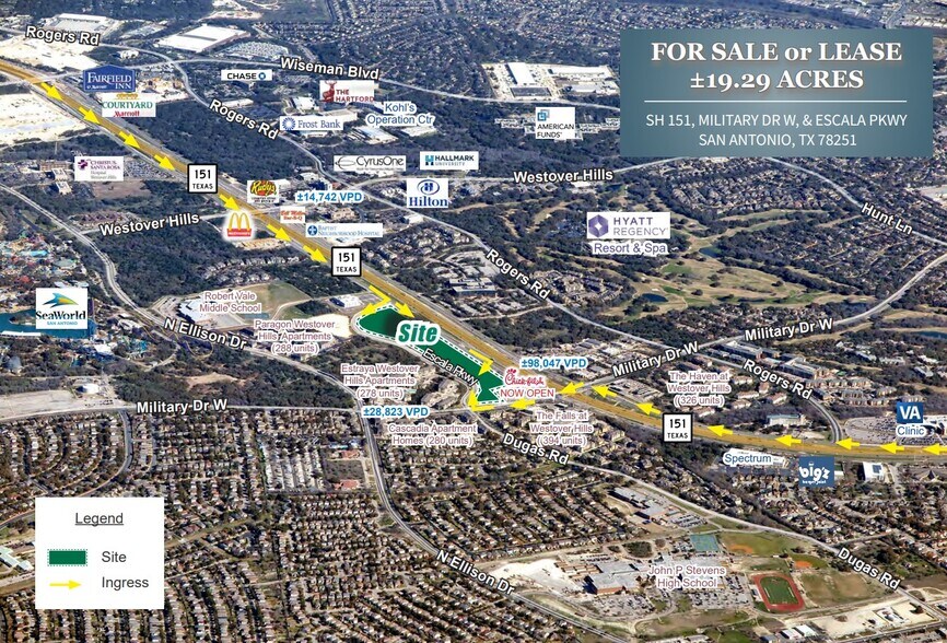 More Photos Of State Highway 151 & Military Drive W, San Antonio Land For Sale
