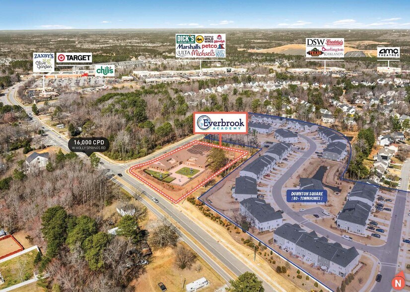 More Photos Of 105 Inglesham Dr, Holly Springs General Retail For Sale