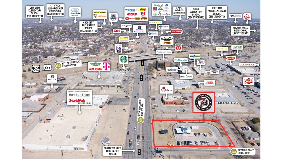 More Photos Of 2406 Piedmont Place, Wichita Falls Fast Food For Sale