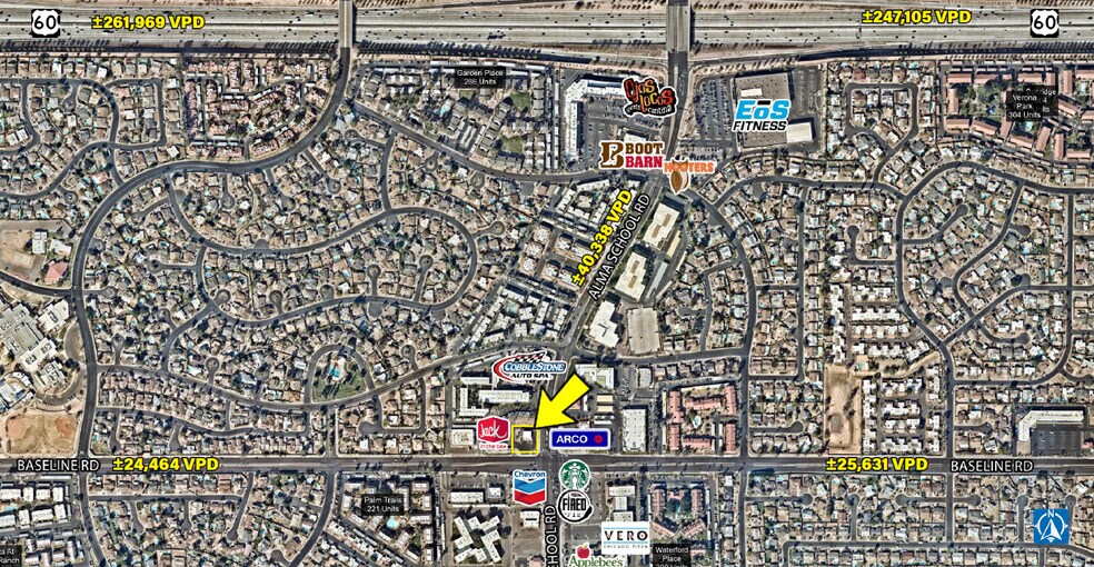 More Photos Of NWC Alma School Rd & Baseline Rd, Mesa Land For Lease