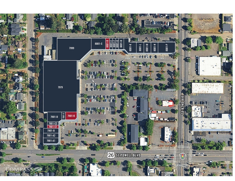 More Photos Of 7901-8001 SE Powell Blvd, Portland Unknown For Lease