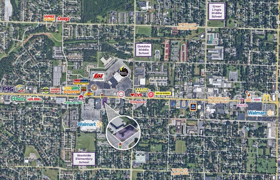 Primary Photo Of 2010 W Walnut Street, Rogers Land For Lease