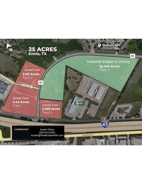 More Photos Of IH 45 & FM 85, Ennis Land For Sale