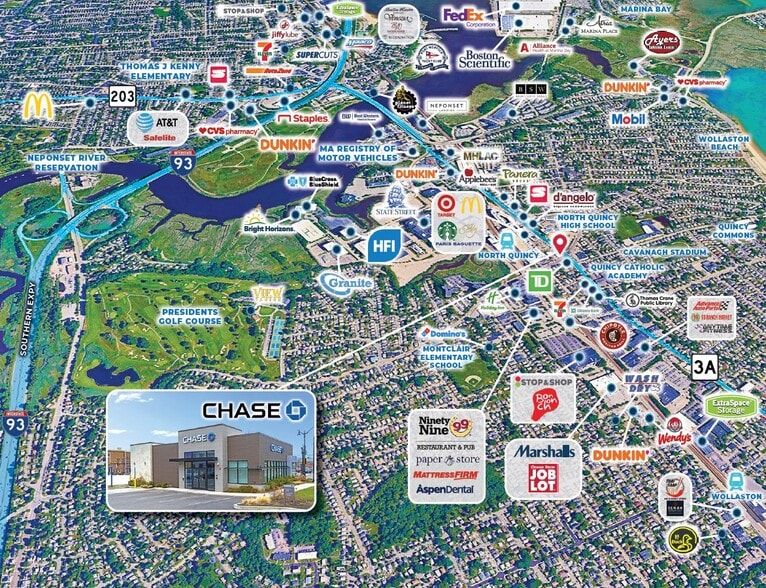 More Photos Of 315 Hancock St, Quincy Bank For Sale