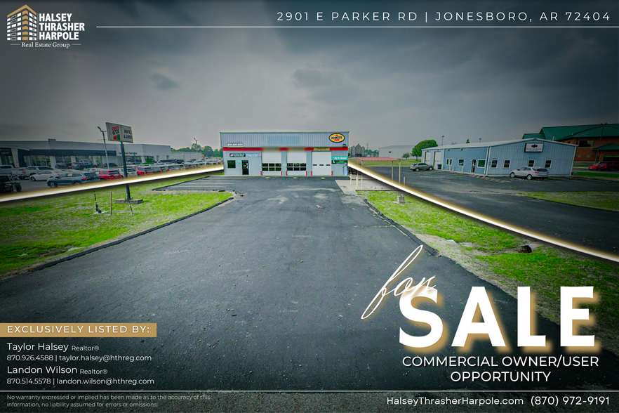 Primary Photo Of 2901 Parker Rd, Jonesboro Service Station For Sale