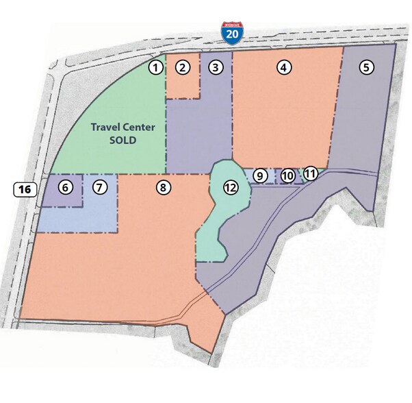 More Photos Of I-20 & Hwy 16, Strawn Land For Sale