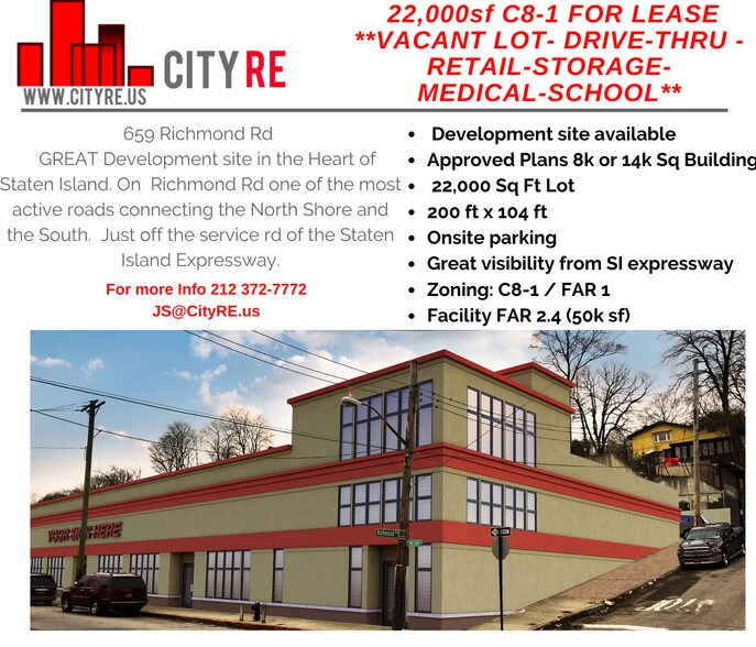 More Photos Of 659 Richmond Rd, Staten Island Land For Lease