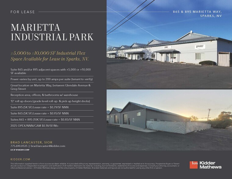 Primary Photo Of 855-895 Marietta Way, Sparks Industrial For Sale