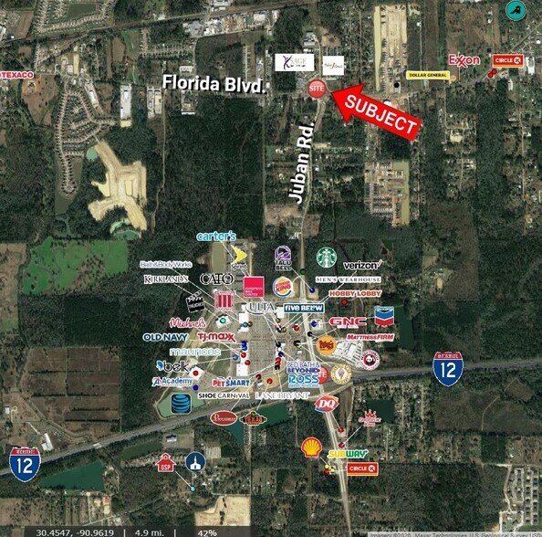 More Photos Of Juban Rd @ Juban, Denham Springs Land For Lease