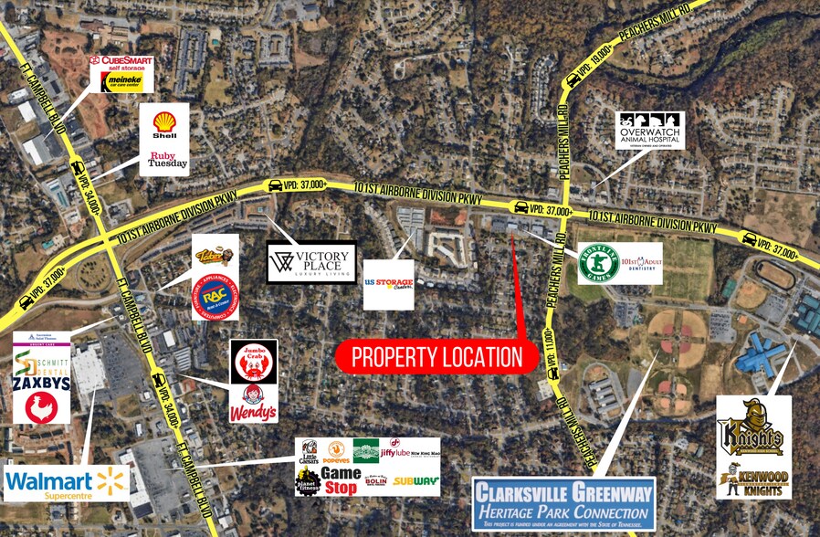 More Photos Of 267 Stone Crossing Dr, Clarksville Storefront For Lease