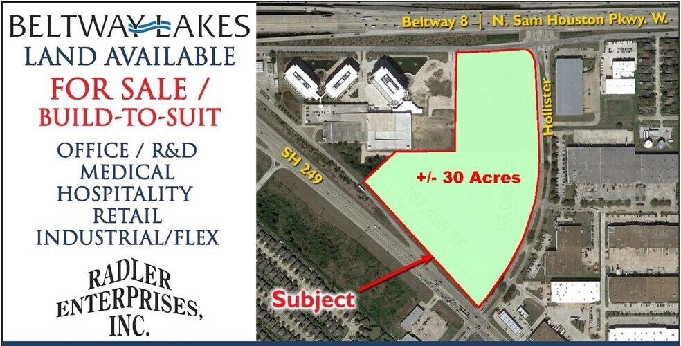 More Photos Of BW8 & 249, Houston Land For Sale