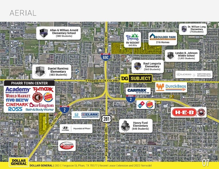 More Photos Of 203 Ferguson St, Pharr General Retail For Sale