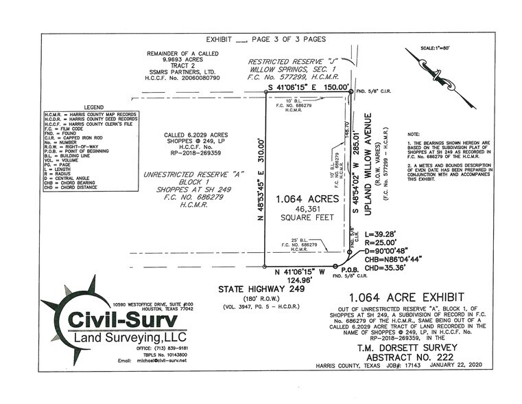 More Photos Of Hwy 249 & Upland Willow Ave, Houston Land For Sale