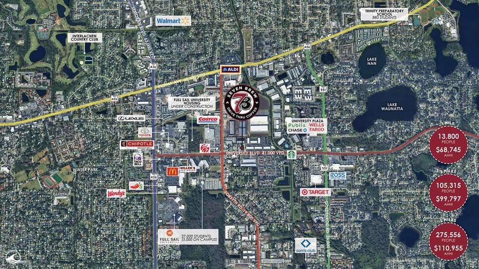 More Photos Of 6709 University Blvd, Winter Park Fast Food For Sale