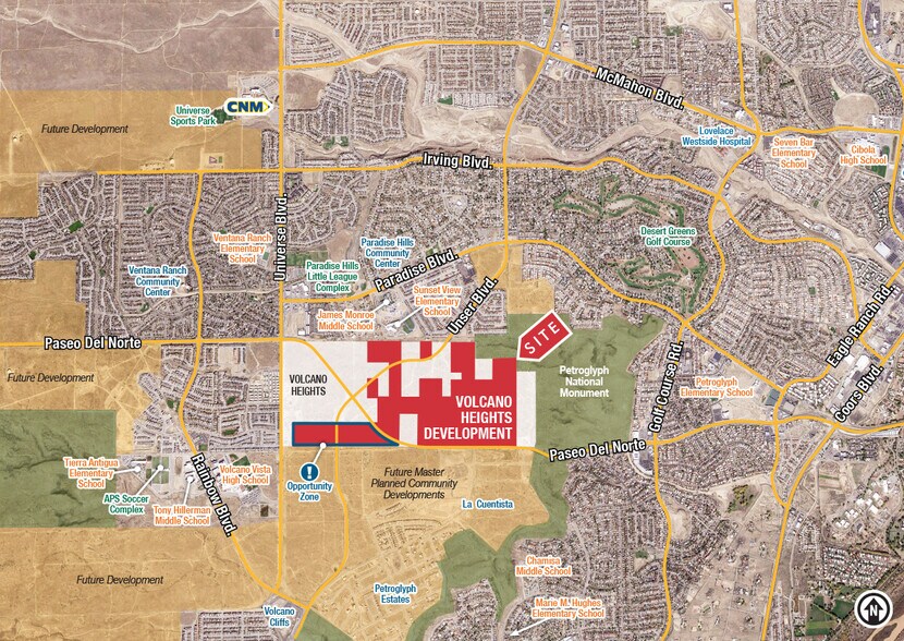 Primary Photo Of Unser Blvd & Paseo Del Norte, Albuquerque Land For Sale