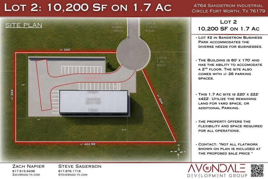 More Photos Of 4764 Sandstrom Industrial Circle, Fort Worth Flex For Sale