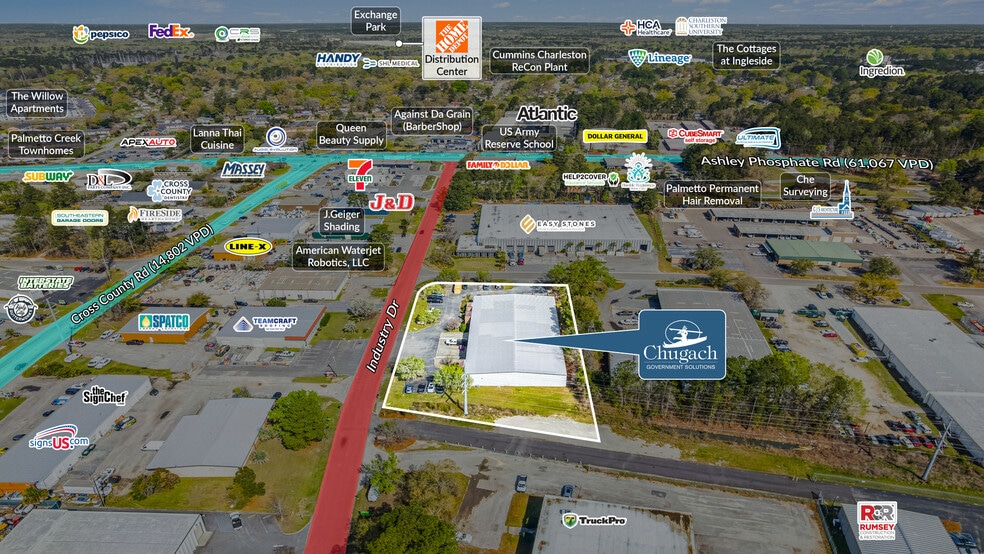 More Photos Of 7384-7392 Industry Dr, North Charleston Light Distribution For Sale