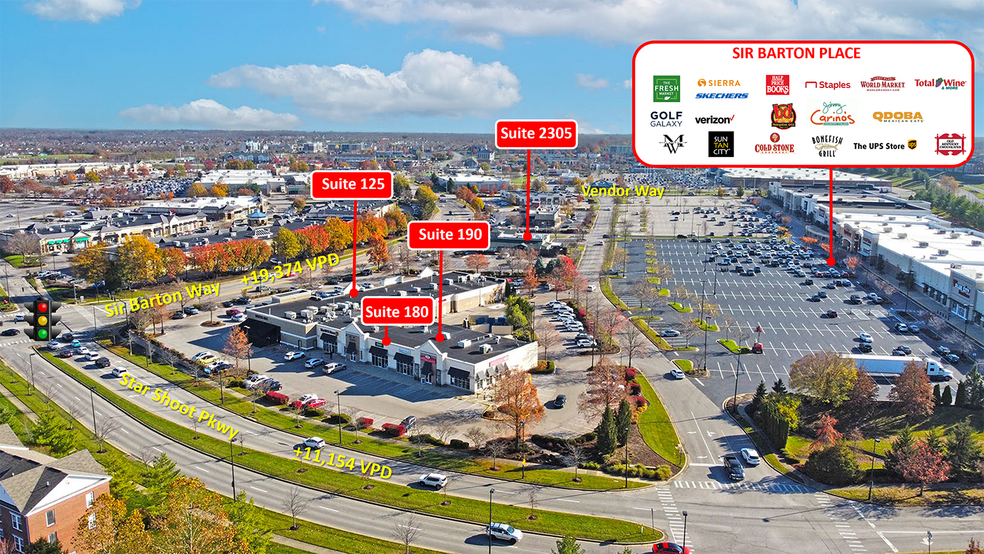 More Photos Of 2321 Sir Barton Way, Lexington Storefront For Lease