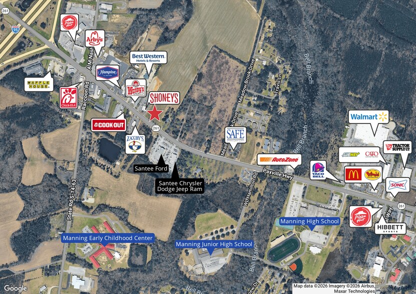 More Photos Of 2660 Paxville Hwy, Manning General Retail For Lease