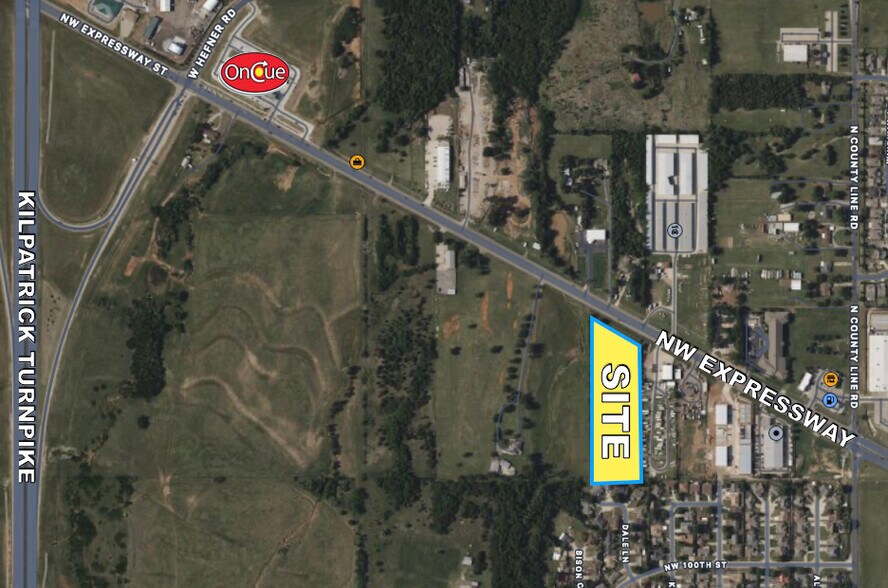 Primary Photo Of 9130-9140 NW Expy, Yukon Land For Sale