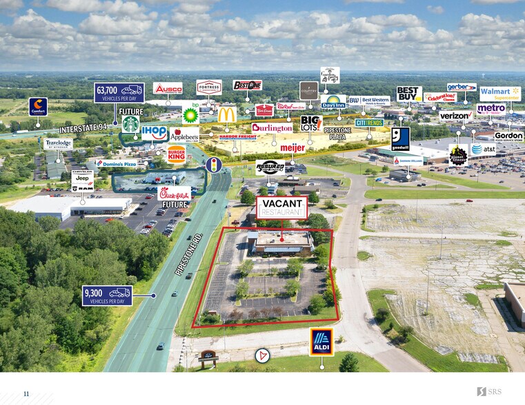 More Photos Of 1830 Pipestone Rd, Benton Harbor Restaurant For Sale