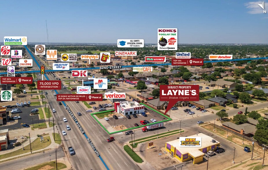 More Photos Of 7902 University Ave, Lubbock Fast Food For Sale