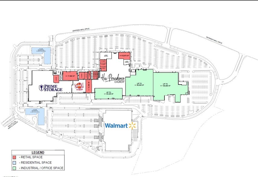 More Photos Of 262 Swansea Mall Dr, Swansea Unknown For Lease