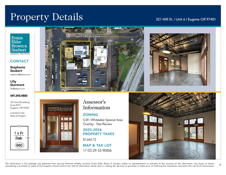 More Photos Of 321 Mill St, Eugene Storefront Retail Residential For Sale