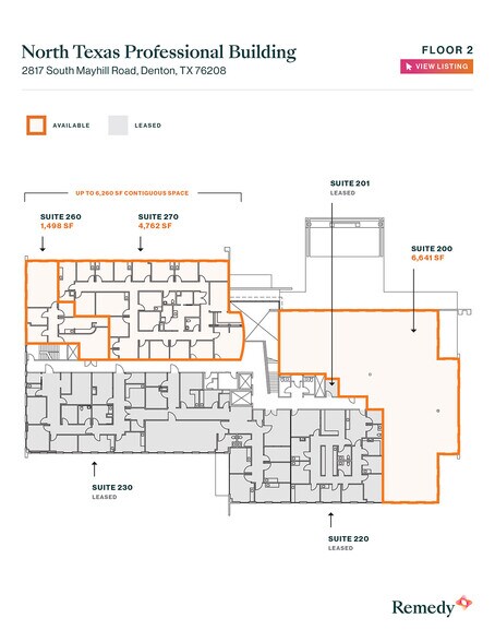 More Photos Of 2817 S Mayhill Rd, Denton Medical For Lease