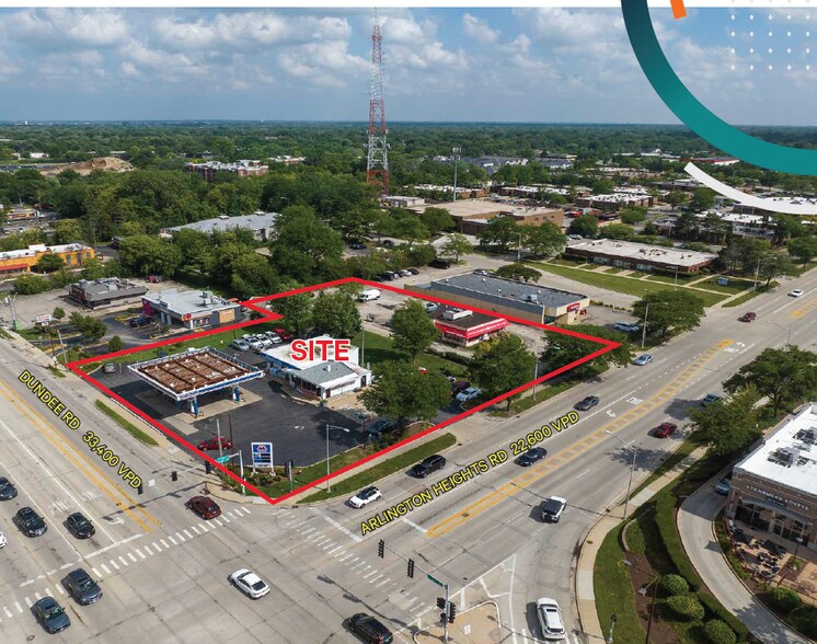 Primary Photo Of 115 W Dundee Rd, Arlington Heights Land For Lease