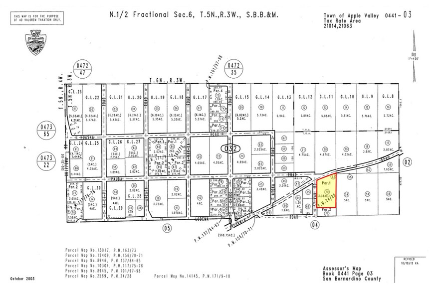 More Photos Of Corwin Rd @ Sylvan, Apple Valley Land For Sale