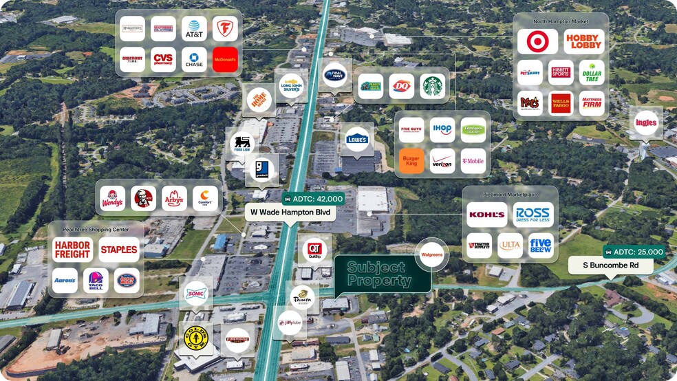 More Photos Of 1232 W Wade Hampton Blvd, Greer Drugstore For Sale