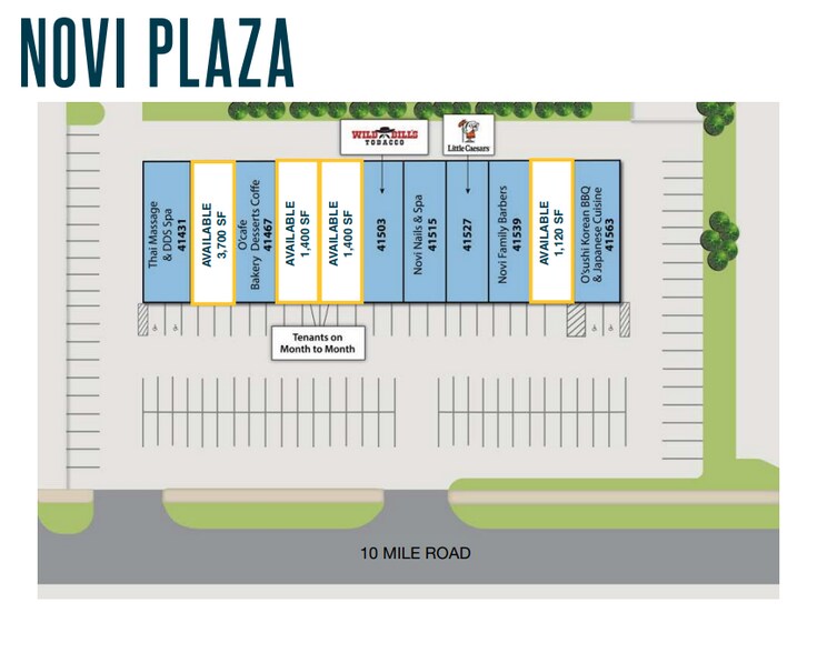 More Photos Of 41431-41583 W 10 Mile Rd, Novi Freestanding For Lease