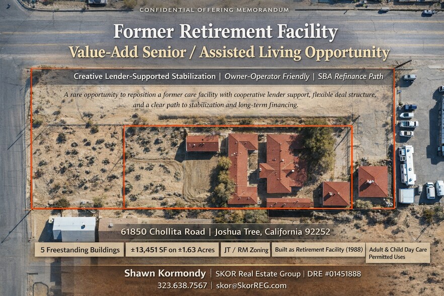Primary Photo Of 61850-61872 Chollita Rd, Joshua Tree Assisted Living For Sale