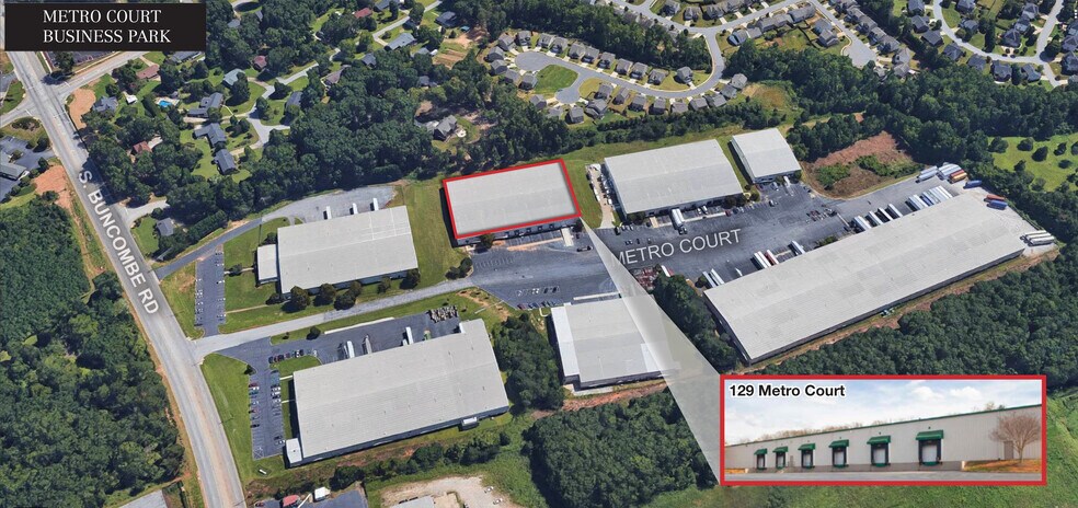 More Photos Of 129 Metro Ct, Greer Warehouse For Lease