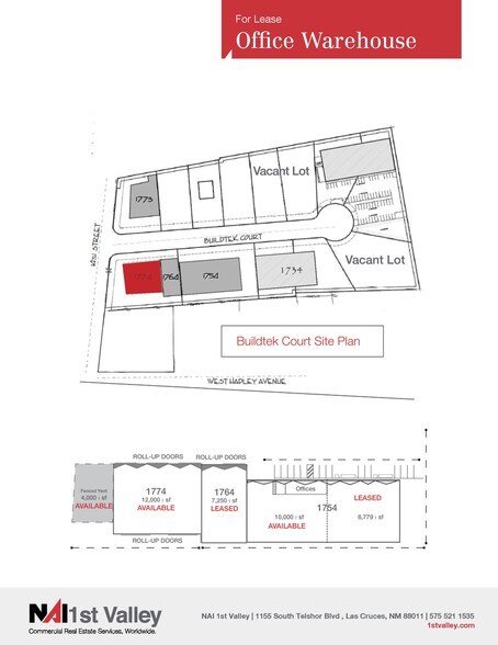 More Photos Of 1764-1774 Buildtek Ct, Las Cruces Distribution For Lease