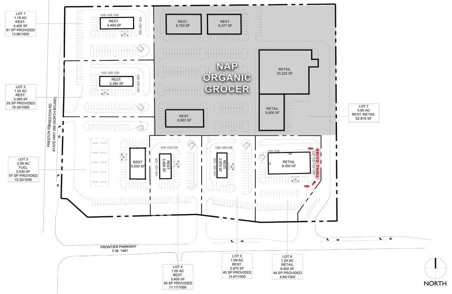 More Photos Of NEQ of Preston Rd @ Frontier Pkwy, Prosper Land For Sale