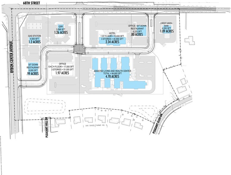 More Photos Of 2350 64th St SW, Byron Center Freestanding For Lease