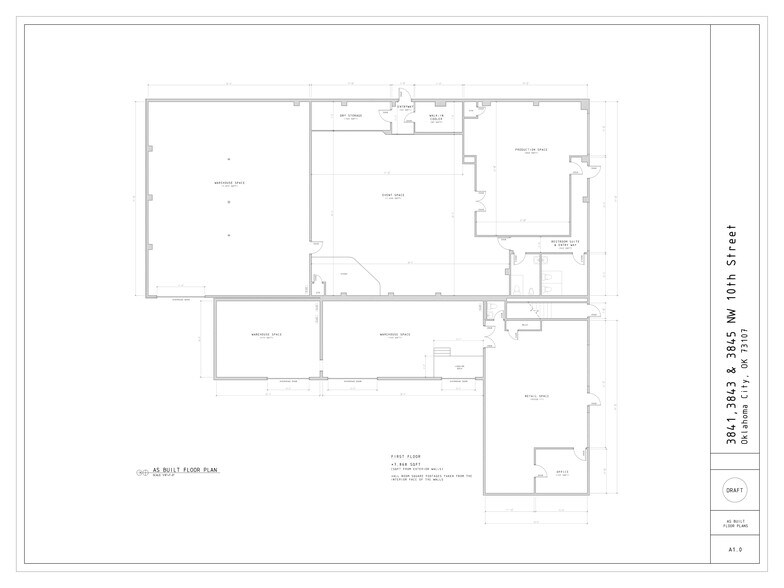 More Photos Of 3841-3845 NW 10th St, Oklahoma City Showroom For Lease