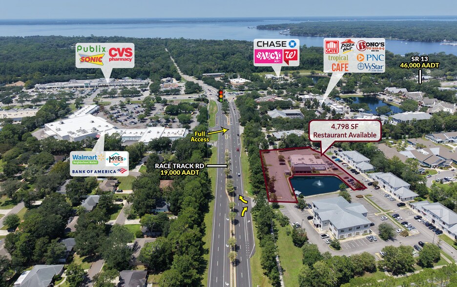 Primary Photo Of 1627 Race Track Rd, Jacksonville Restaurant For Lease