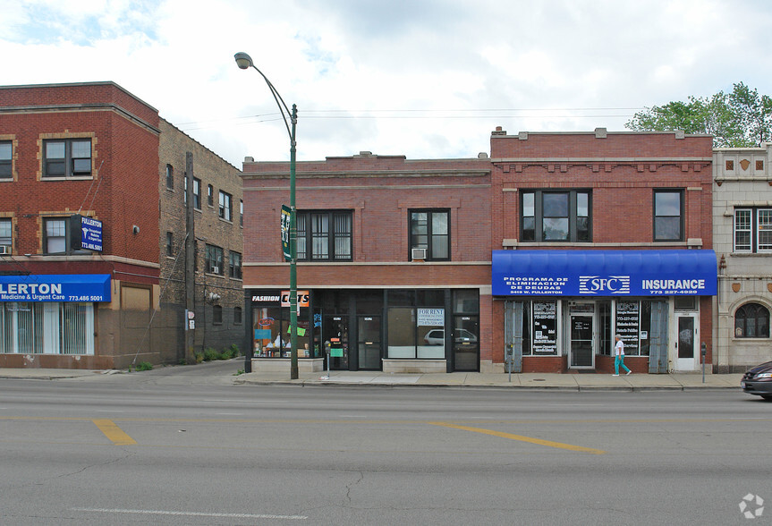 Primary Photo Of 3415-3417 W Fullerton Ave, Chicago Storefront Retail Residential For Lease