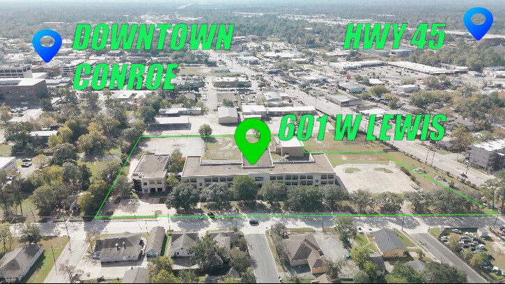 Primary Photo Of 601 W Lewis St, Conroe Flex For Sale
