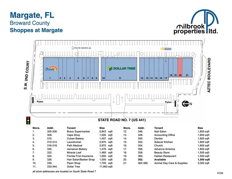 More Photos Of 300-366 S State Road 7, Margate Unknown For Lease